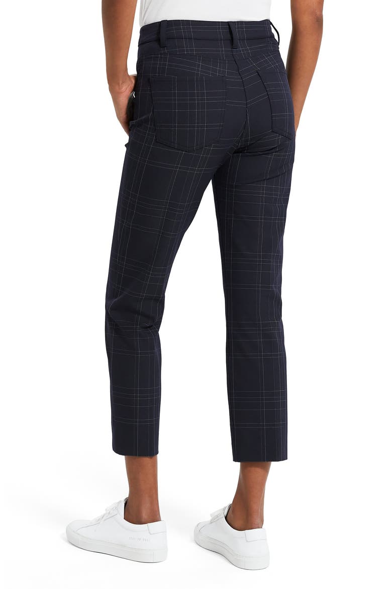 Treeca Dover Windowpane Plaid Trousers, Alternate, color, NAVY MULTI