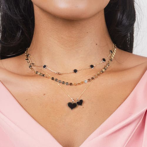 The Lovery Fine Jewelry Onyx Bubble Chain Necklace In Black
