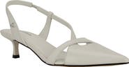 Calvin Klein Arlanna Slingback Pointed Toe Kitten Heel Pump