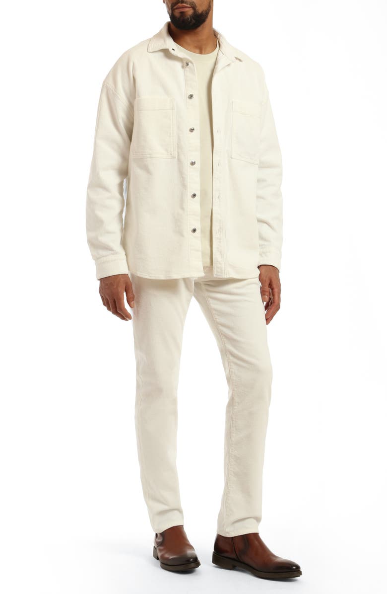 Mavi Jeans Marcus Slim Straight Leg Corduroy Pants, Alternate, color, Off White Cord