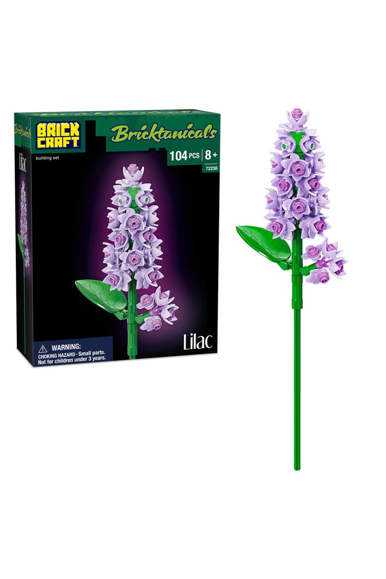 Bricktanicals Lilac Building Set, Main, color, Purple