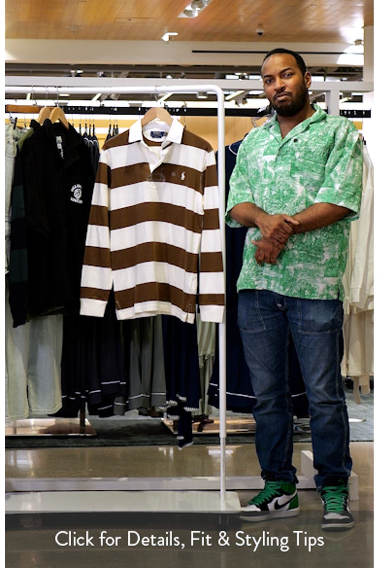 Stripe Long Sleeve Rugby Shirt video