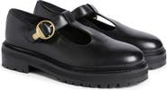 Barbour Ryton Mary Jane Leather Flat