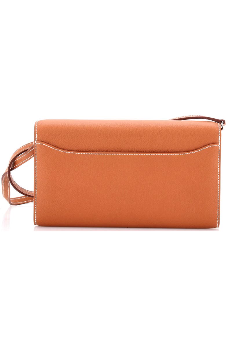 Pre-Owned Hermes Constance To Go Wallet Evercolor, Alternate, color, Gold