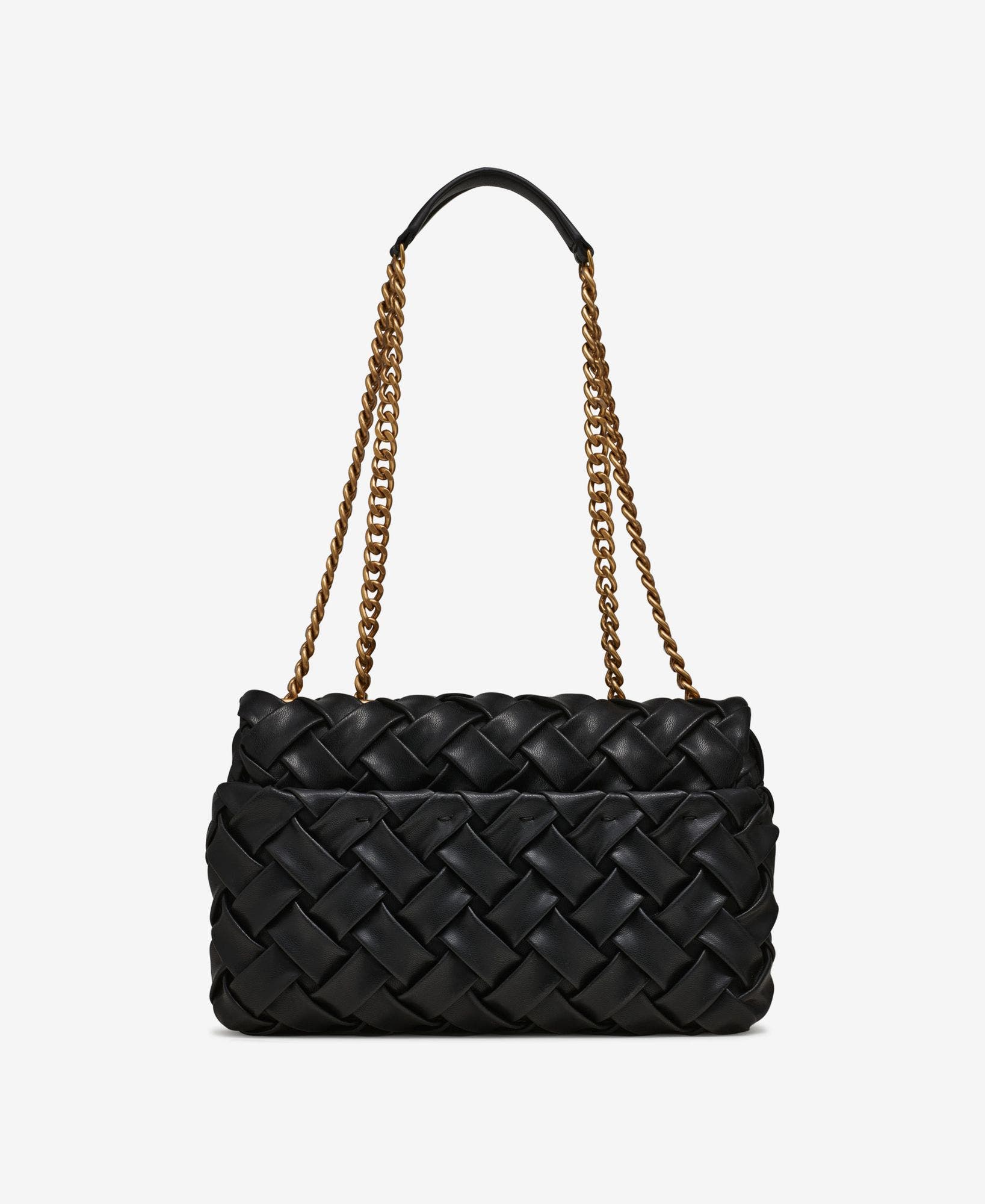 Lafayette Shoulder Bag, Alternate, color, Black Weave