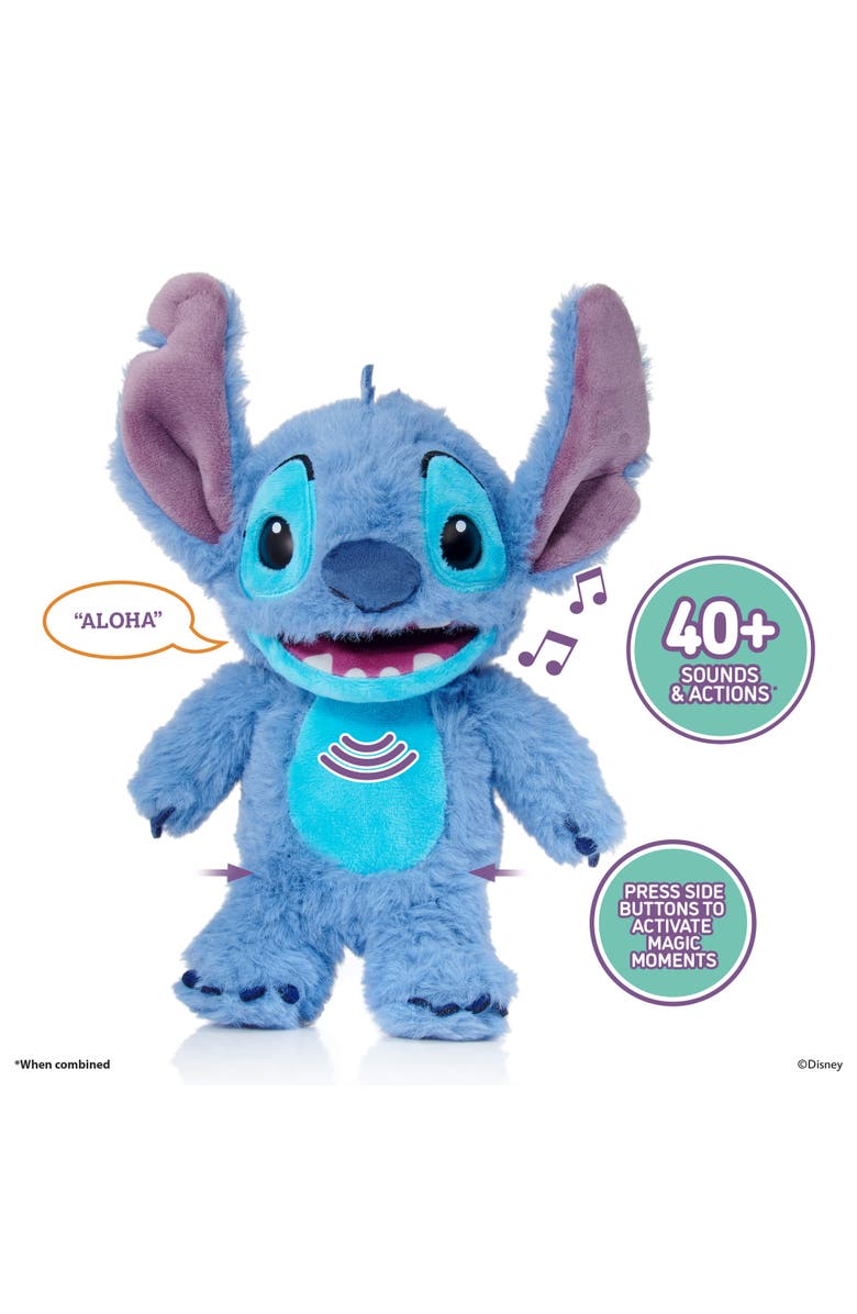 Disney Stitch Palm Puppetronic, Alternate, color, Multicolored