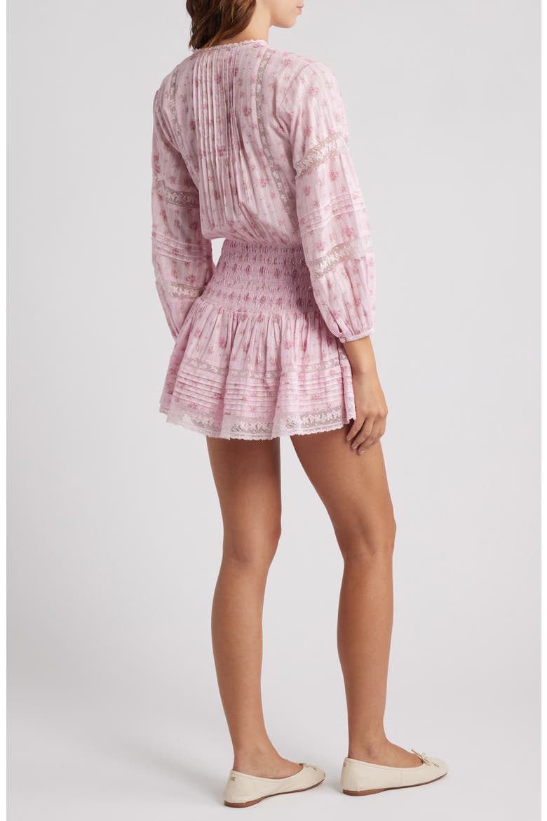 Janis Long Sleeve Minidress, Alternate, color, RASPBERRY FIELDS