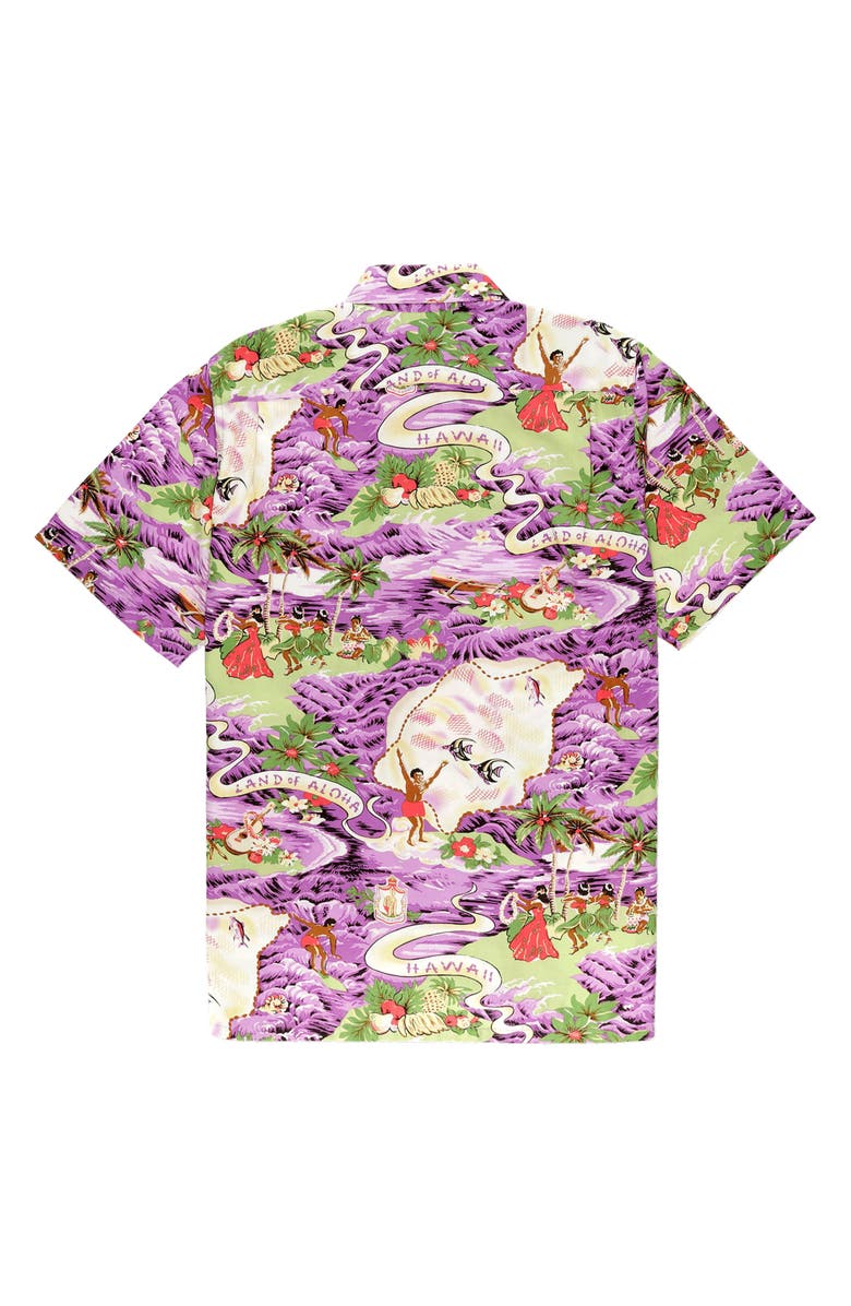 Fortela Tropical Hawaiian Short Sleeve Shirt, Alternate, color, 