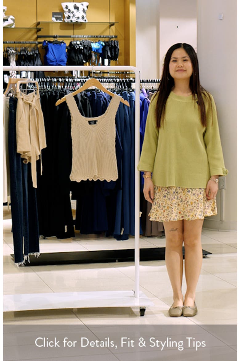 Lisa Rib Crop Sweater Tank (Nordstrom Exclusive) video