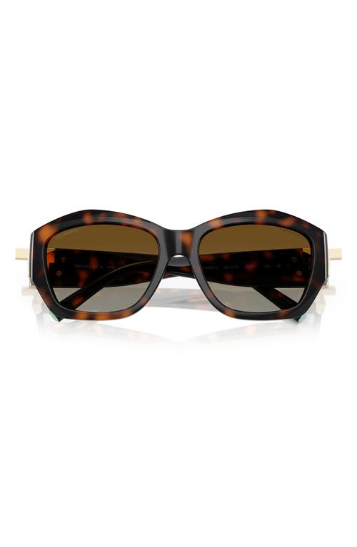 Tiffany & Co . 54mm Gradient Pillow Sunglasses