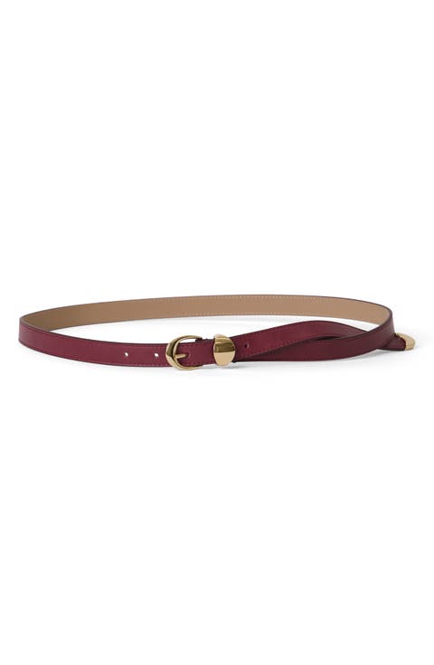 Sammy Skinny Leather Belt