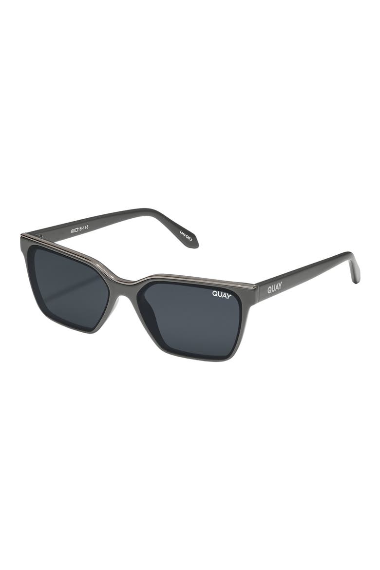 Top Shelf 40mm Gradient Small Square Sunglasses, Alternate, color, GREY/ SMOKE