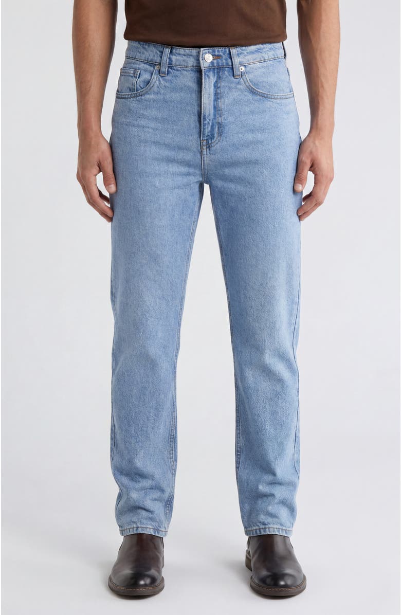 Solomon & Sage Men's S&S Straight Leg Jeans, Main, color, Light Wash