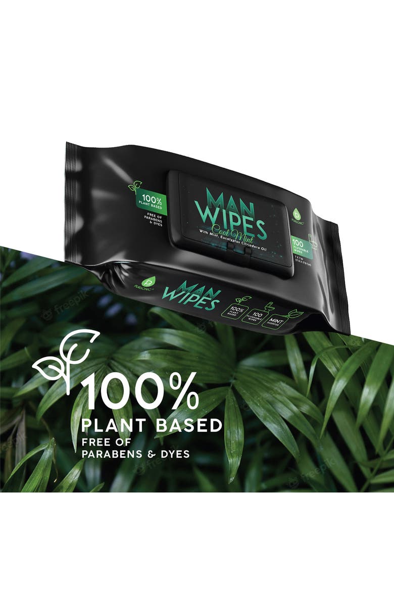12 Pack of Flushable Wipes, Alternate, color, Black