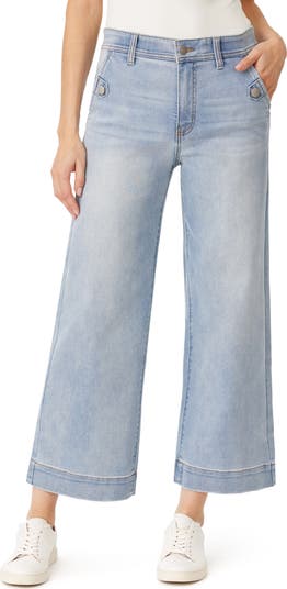 CURVE APPEAL Premium Crop Wide Leg Jeans | Nordstromrack CURVE APPEAL Premium Crop Wide Leg Jeans | Nordstromrack