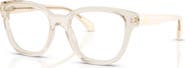 Moncler 51mm Rectangle optical glasses