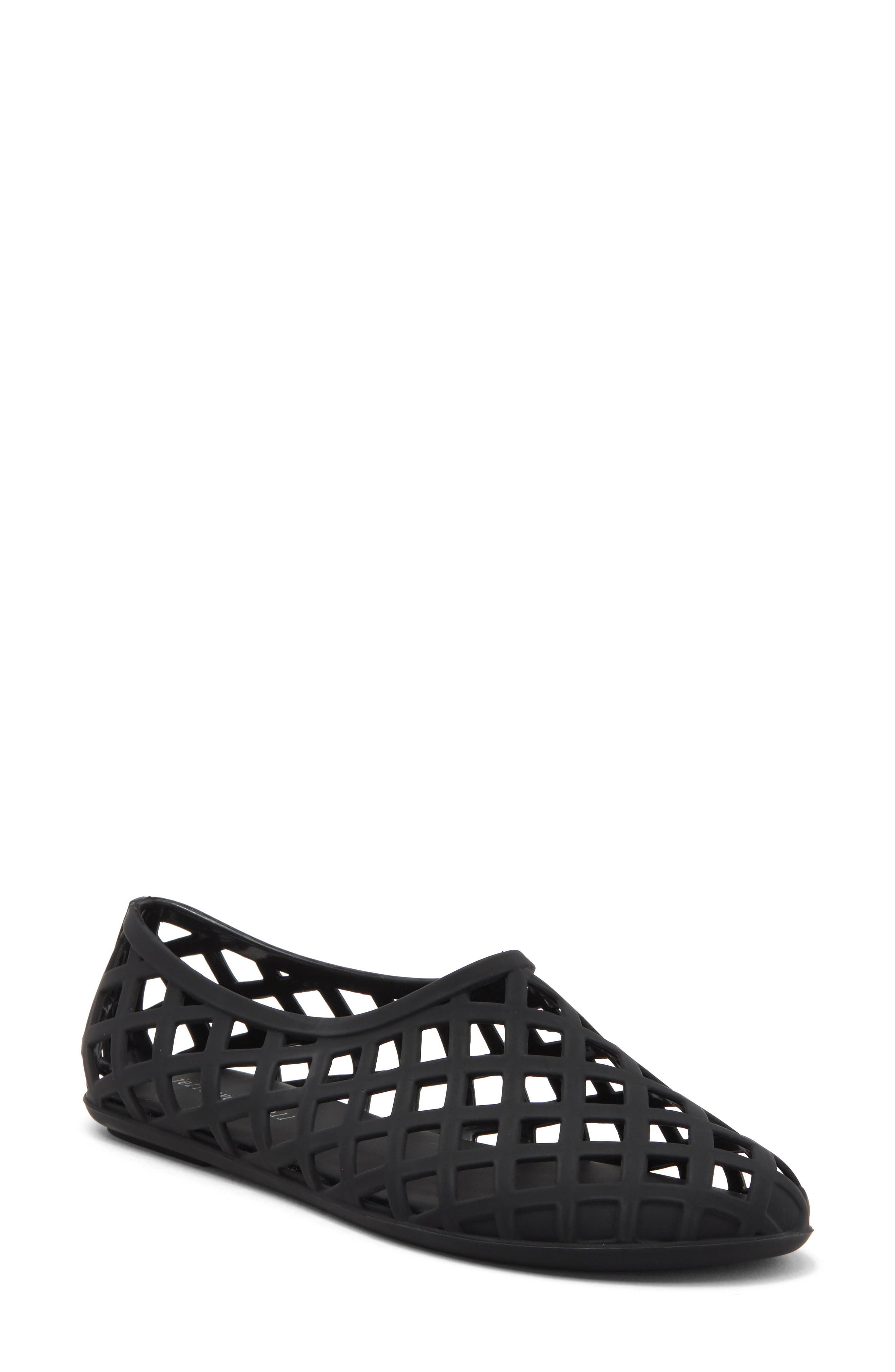Jeffrey Campbell Jellz Slip-On, Main, color, Black Matte
