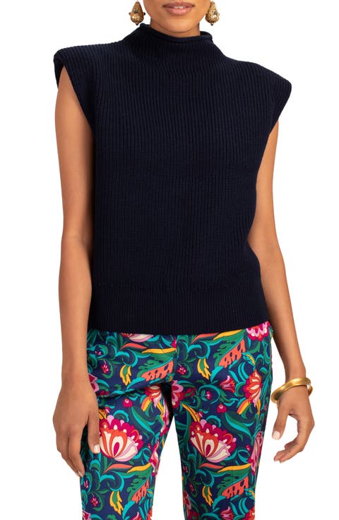 Judson Cap Sleeve Merino Wool Sweater