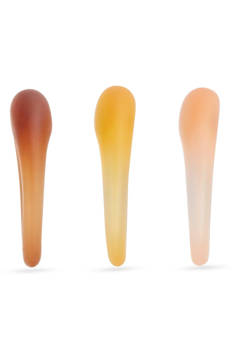 Open Edit Set of 3 Ombré Resin Rings, Alternate, color, Sunset Ombre