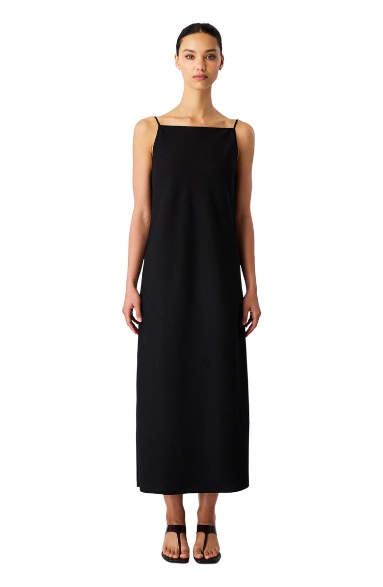 Another Tomorrow Square Neck Slip Dress, Main, color, 