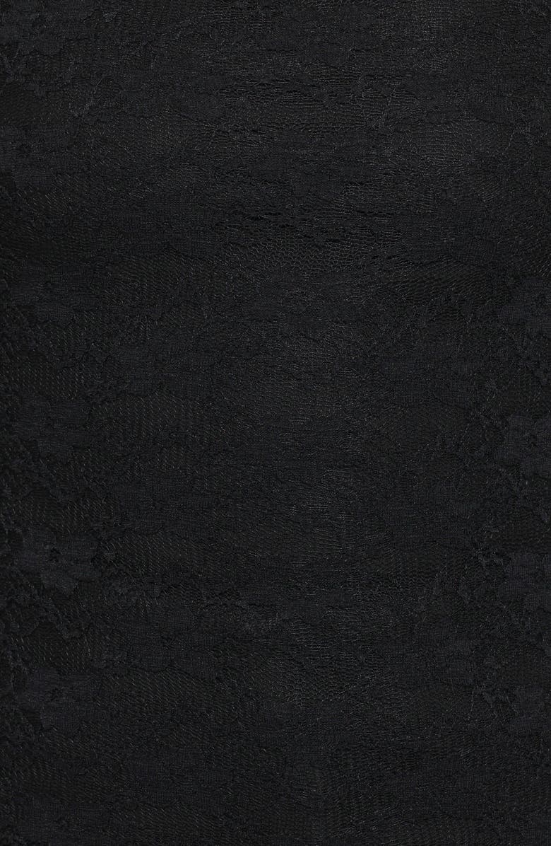 Petal & Pup Skyler Lace Long Sleeve Shirt, Alternate, color, Black