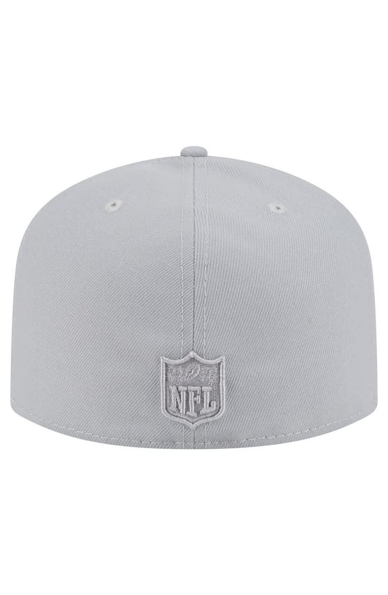 New Era Men's New Era Gray Kansas City Chiefs Color Pack A-Frame 59FIFTY Fitted Hat, Alternate, color, 