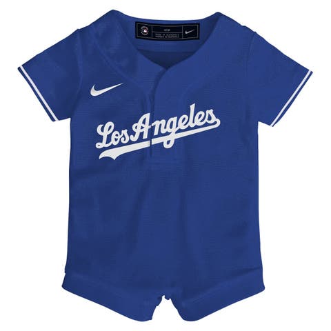 Newborn Nike Royal Los Angeles Dodgers Alternate Replica Romper Jersey
