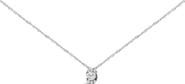 Haus of Brilliance Sterling Silver 1/2 Cttw Lab Grown Diamond Oval Halo Pendant Necklace