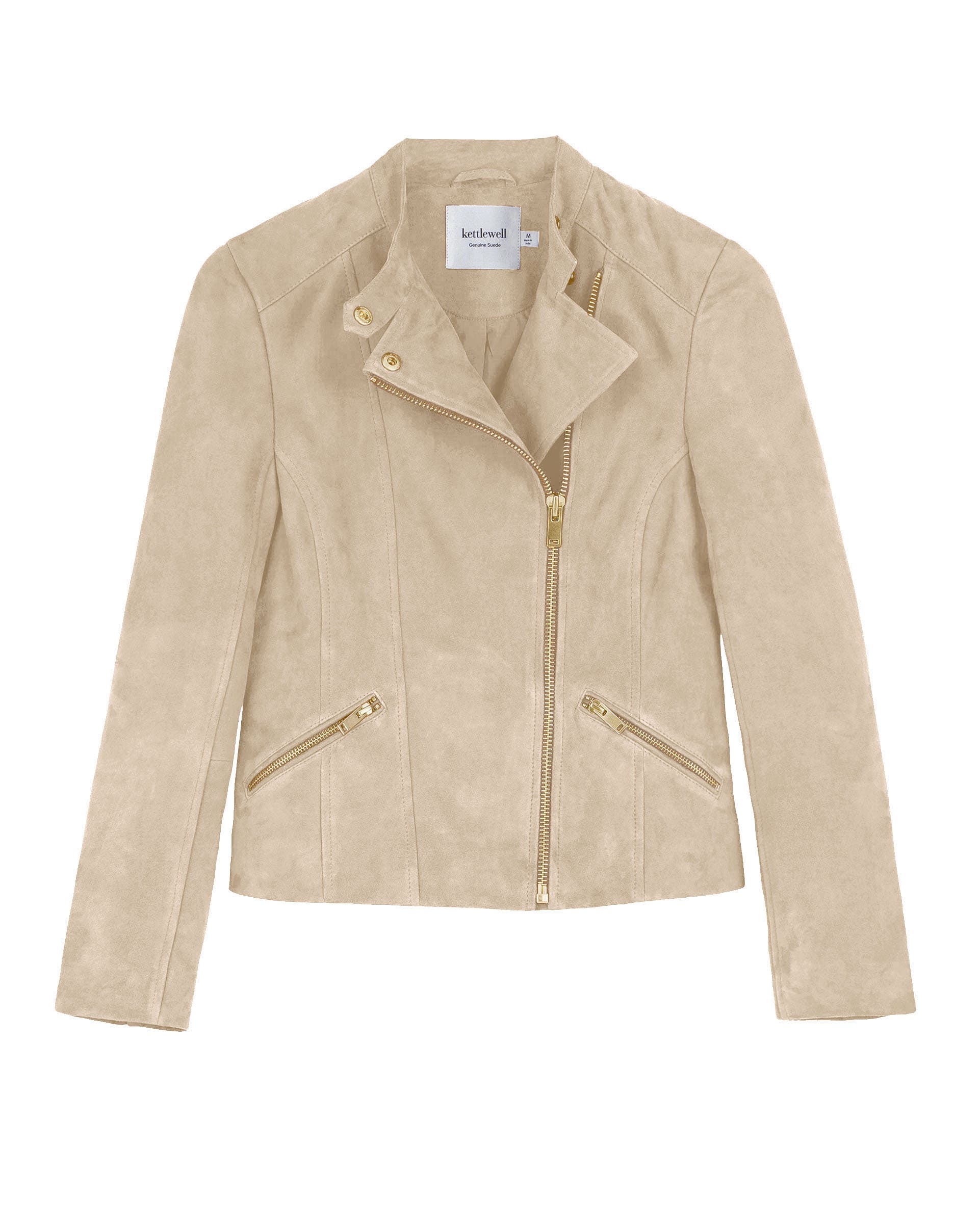 Hudson Suede Biker Jacket - image 4