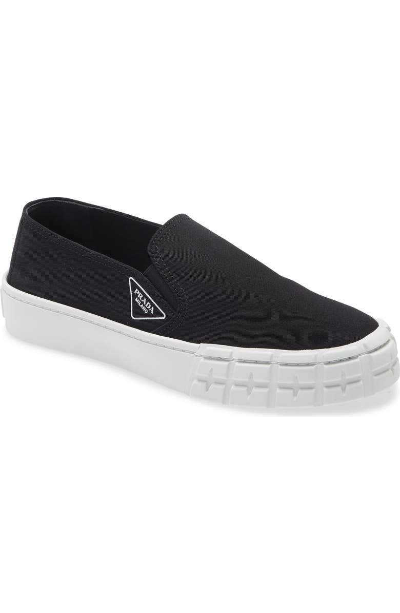Prada Platform Slip-On Sneaker, Main, color,