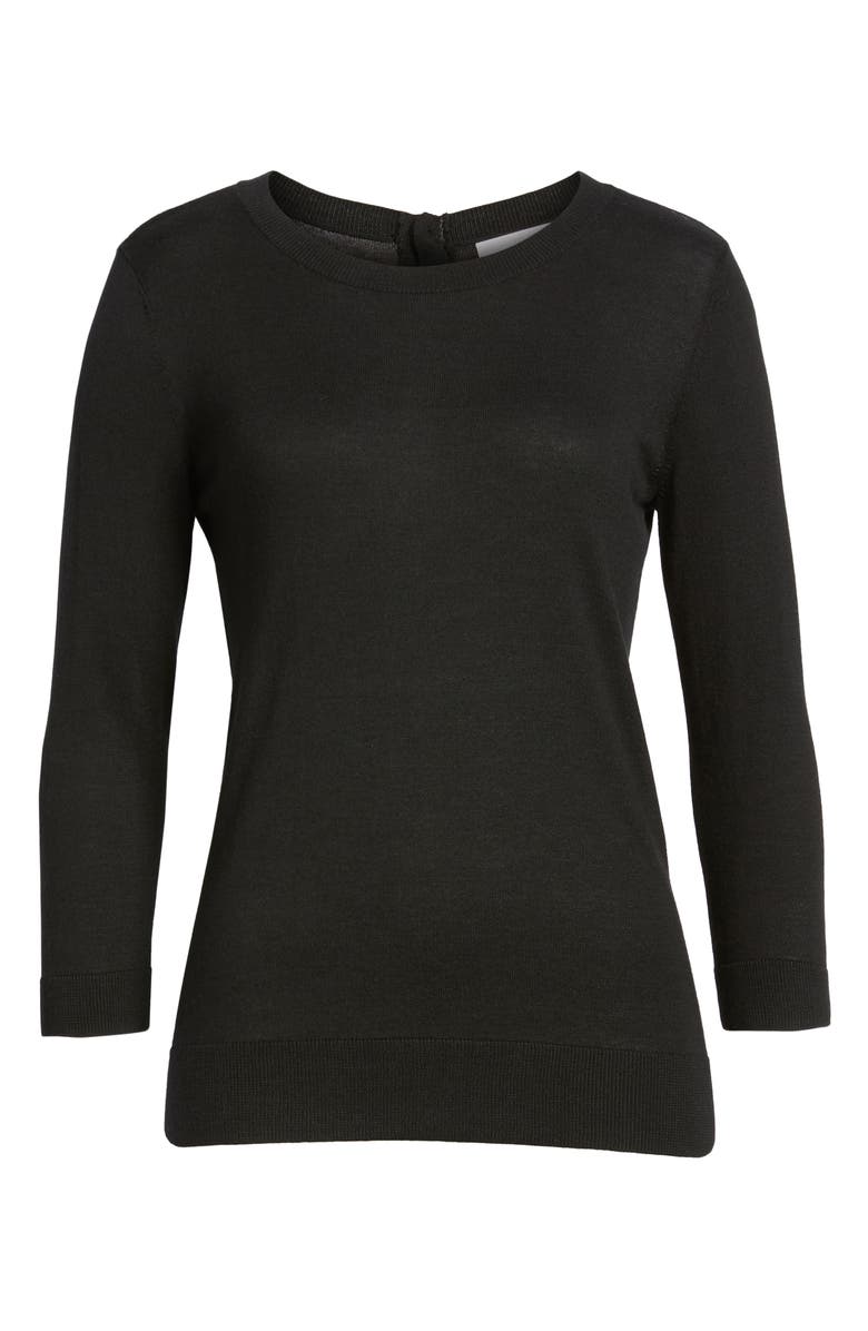 1901 Back Button Crewneck Sweater, Alternate, color,