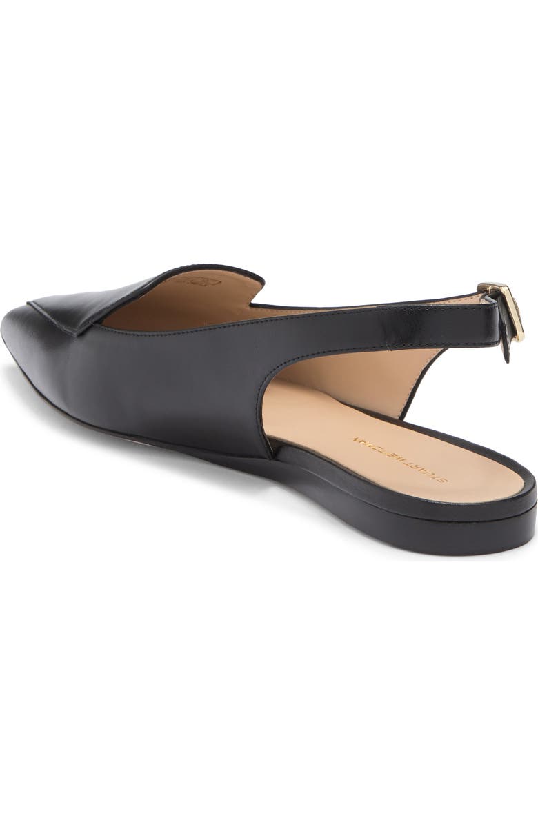 Stuart Weitzman Ryder Slingback Flat, Alternate, color, Black