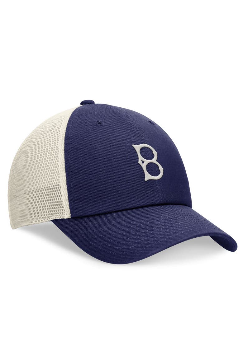 Men's Nike Royal Brooklyn Dodgers Cooperstown Collection Rewind Club Trucker Adjustable Hat, Alternate, color, Royal