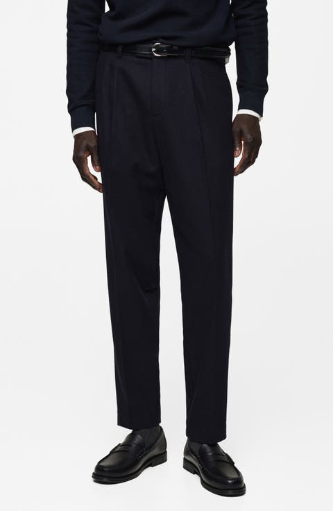 ボトムスその他 DEPARTMENT 5 Black wool-blend trousers DEPARTMENT 5 Black wool-blend trousers | TheDoubleF