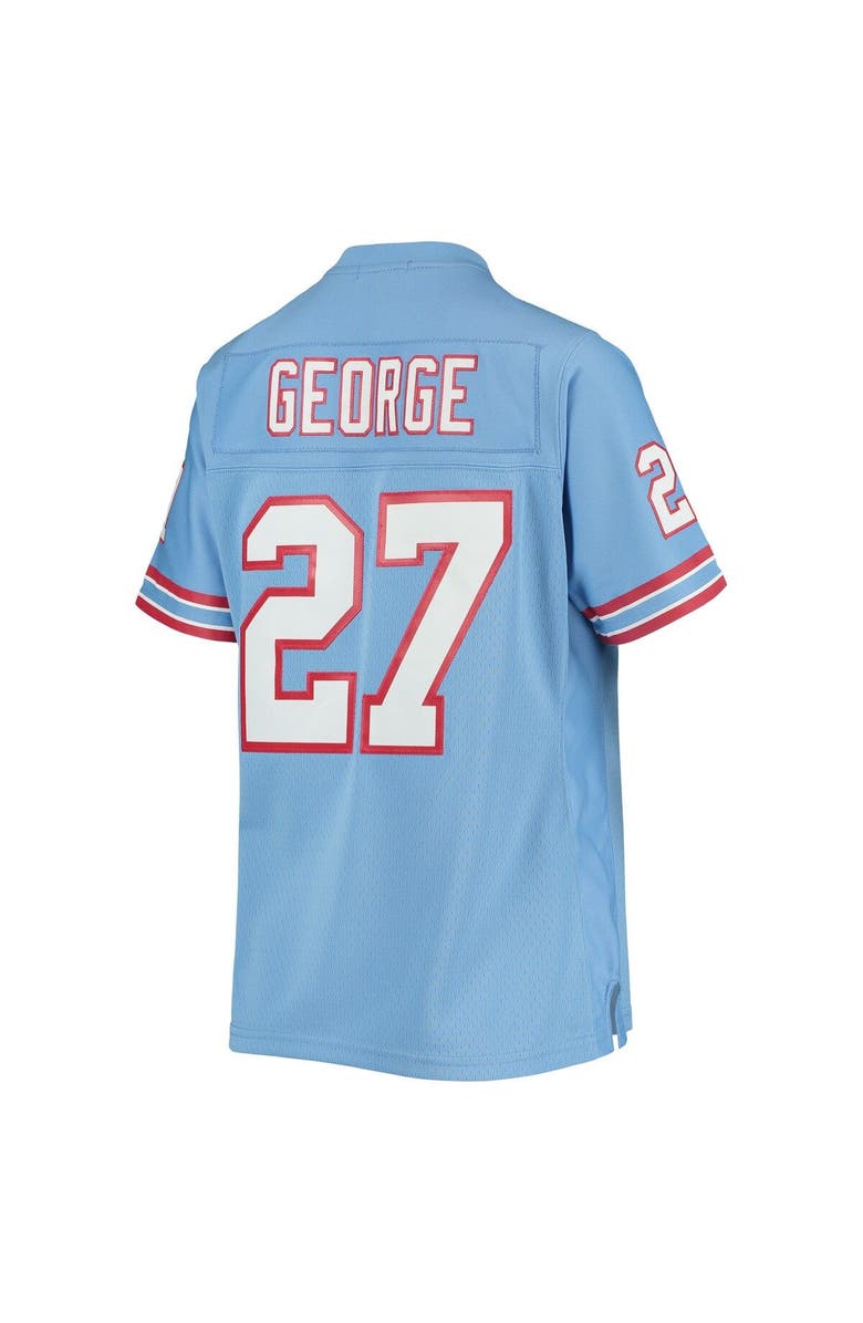 Mitchell & Ness Women's Mitchell & Ness Eddie George Light Blue Houston Oilers Legacy Replica Player Jersey, Alternate, color, Light Blue