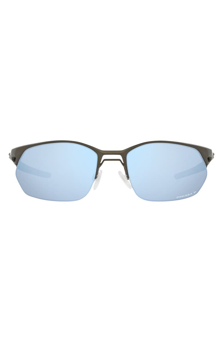 Oakley Wire Tap 2.0 60mm Prizm<sup>™</sup> Polarized Rectangular Sunglasses, Main, color,