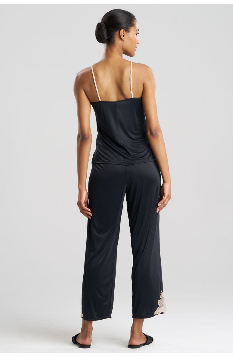 Natori ENCHANT Cami Pant Set, Alternate, color, Black/Cafe