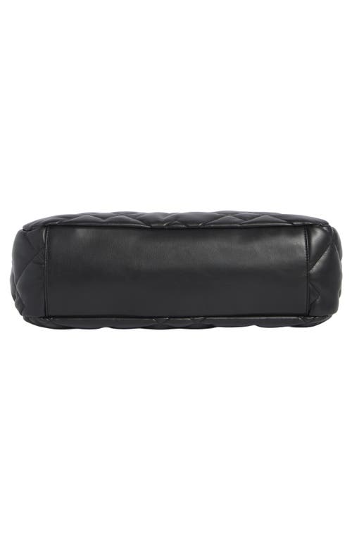 Sam Edelman Khiara Quilted Tote In Black