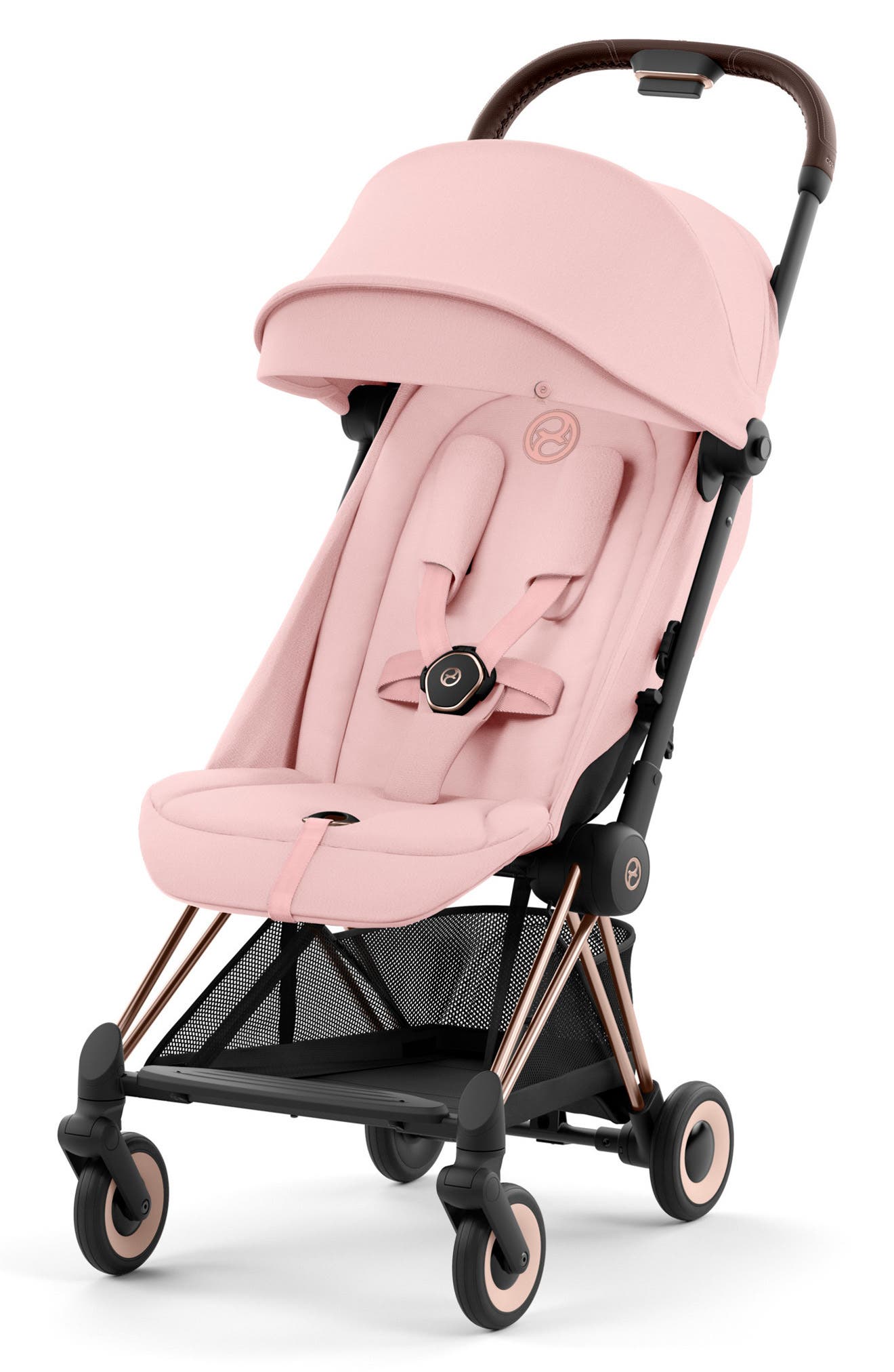CYBEX COYA Compact Lightweight Travel Stroller in Peach Pink 
