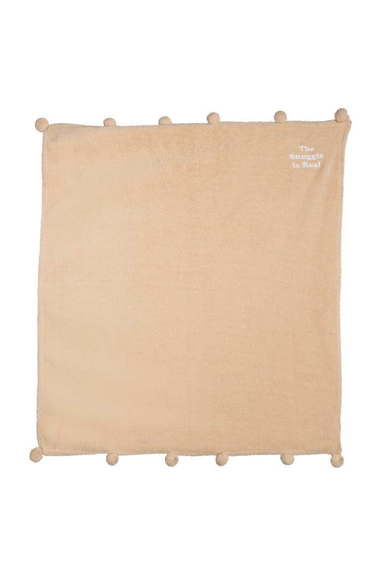 The Snuggle Is Real Blanket, Main, color, Brown