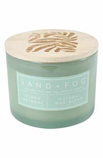 SAND AND FOG Wood Top Scented Candle