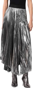 AllSaints Jax Pleated Maxi Skirt