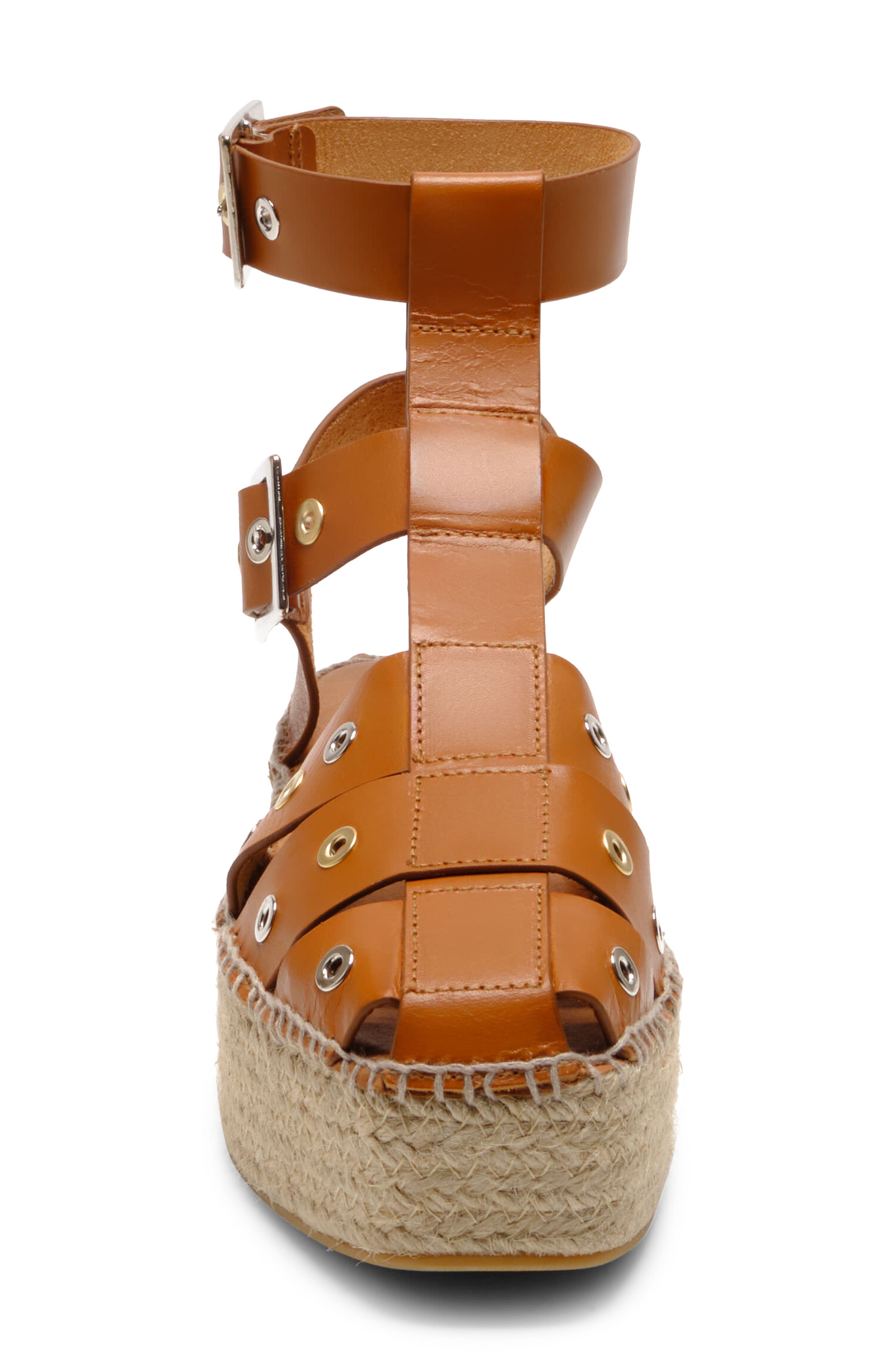 Gable Glad Ankle Strap Espadrille Platform Sandal, Alternate, color, TAN