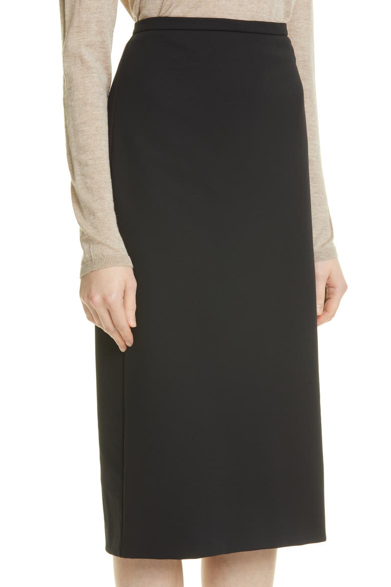 Sabato Stretch Jersey Pencil Skirt, Alternate, color, NERO