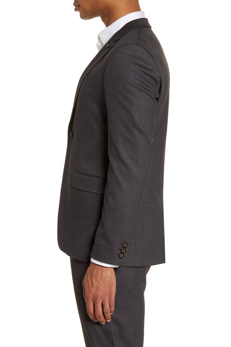Beezly Textured Sport Coat, Alternate, color, CHARCOAL