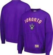 Mitchell & Ness Men's Mitchell & Ness Purple Toronto Raptors Nights Pullover Sweatshirt