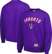 Mitchell & Ness Men's Mitchell & Ness Purple Toronto Raptors Nights Pullover Sweatshirt