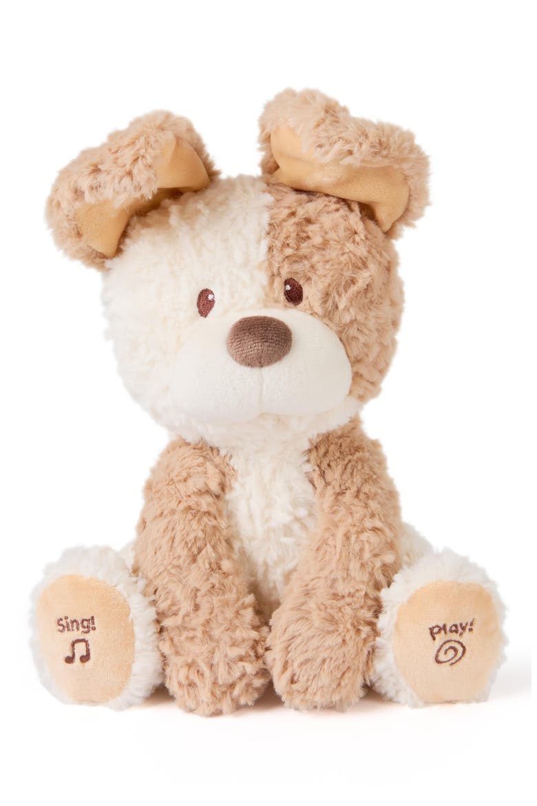 Peeki the Puppy Peekaboo Stuffed Animal, Main, color, NO COLOR