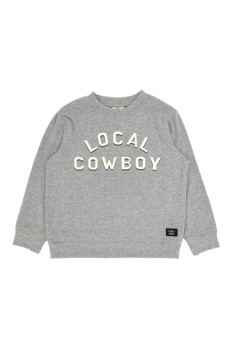 Kids' Local Hacci Knit Pullover, Main, color, HEATHER GREY