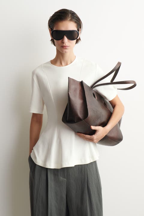 Waisted Cotton T-shirt